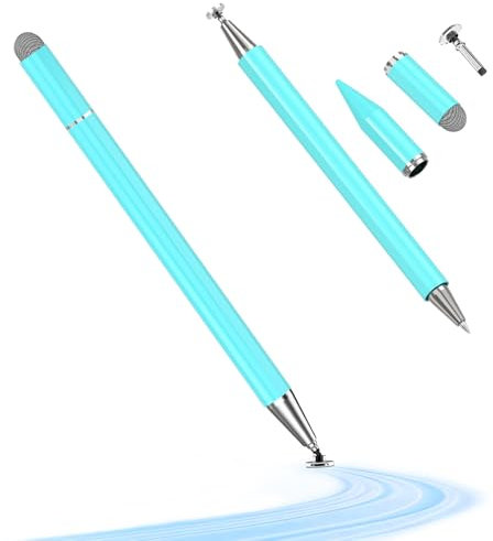 Simsky Penna per Tablet Universale Touch Precisa per iPhone, iPad, Samsung, Huawei - ompatibile con Tutti i Tablet e Telefoni Cellulari (Blu)