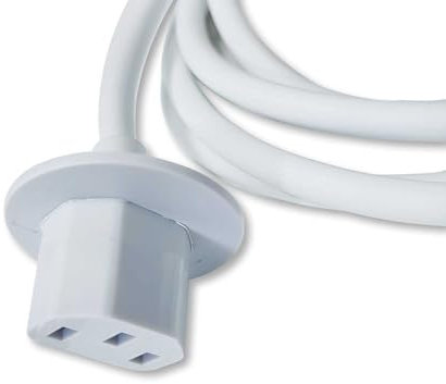 Apple iMac Power Cable UK Plug Cord Compatible for 17 20 21.5 24 27 G5 A1224 A1225 A1311 A1312 A1418 A1419 Replacement Part GENUINE 6ft Power Supply Wire Line 2012 Late-2019- Used