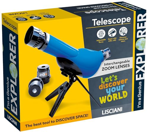 Lisciani Giochi - I'm a genius Explorer telescopio, 117093
