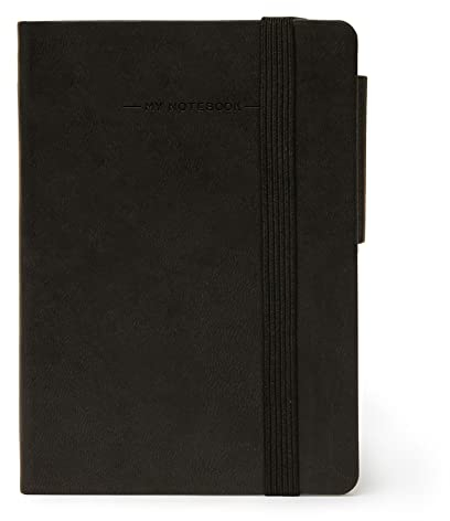 Legami MYNOT0001 Notizbuch, 9,5 x 13,5 cm, Schwarz