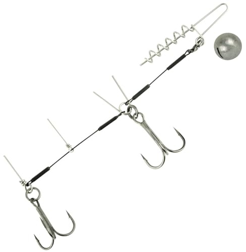 Spro Softbait Spiral Stinger 45,5kg - Stingerhaken für Gummifisch