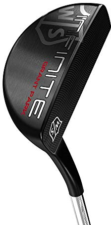 Wilson Staff Herren Putter, Rechtshand, Infinite Grant Park, Länge: 34 Zoll, schwarz/silber, WGW90310034