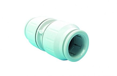 Primaflow 90003009 JG Speed Fit Coupling, White, 15 mm, Set of 2 Pieces