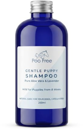 POO FREE Welpenshampoo 250ml - Bio-Aloe Vera & Lavendel
