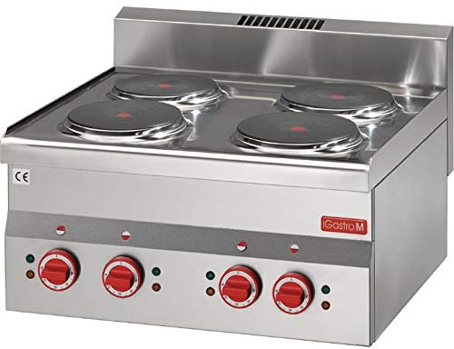 Réchaud Electrique Professionnel - 4 plaques - 6 kW - Gastro M