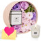 ANBET Frauen Seife Künstliche Blumen Rosen Runde Box mit Duftkerzen Aromatherapie Bad Geschenk Muttertag Weihnachten Jubiläum Valentinstag Lehrertag Geburtstag Jahrestag Geschenk für Sie