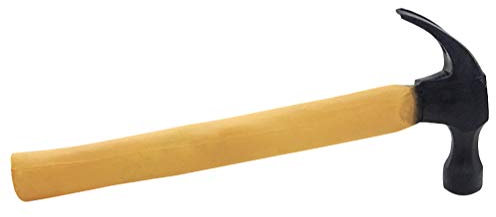 Amosfun Funny Artificial Hammer Trick Toys Halloween Fake Hammer Playing Props for Halloween Party Supplies