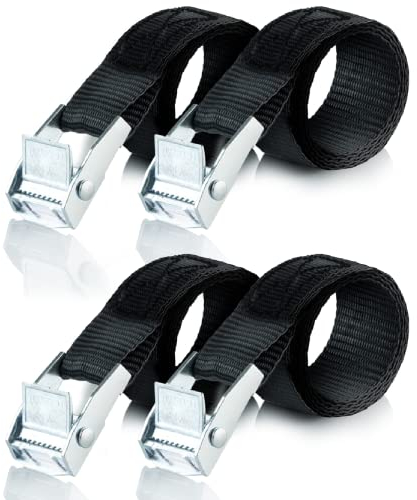 OSQAR®Austria 4 Befestigungsriemen [40cm/20mm/125kg] Zurrgurte mit verzinkten Klemmschlössern & OQC Polyester Riemen für maximale Langlebigkeit! Fahrrad Spanngurt mit höchster OSQAR® Qualität!