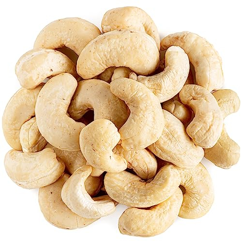 Whole Cashew Organic Nut - Unroasted and Unsalted - Organic Cashews Unsalted Cashew Unroasted Nuts