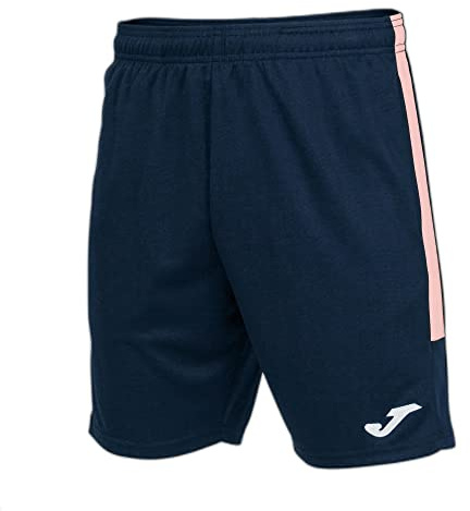 Joma Bermuda Eco Championship, Blu Navy, Rosa, XS Uomo