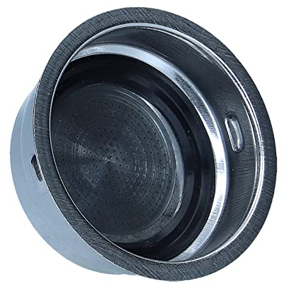 Sieb Kaffeefilter kompatibel mit DeLonghi 2 Tassen Siebeinsatz für Siebträger Kaffeemaschine 7313285819 C00345737