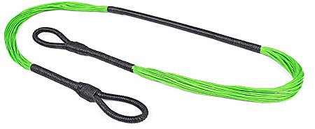 ELONG OUTDOOR Corda di ricambio per braccio a pistola Cobra da 50 lbs fino a 80 lbs con punte degli arti – 20 fili di corda ad arco HMPE 1600D