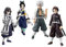 Demon Slayer Anime Charaktere, Anime Figuren Puppen, Charakter Statuen Sammlung, Geschenk Set mit 4 Figuren (Kamado Tanjirou, Shinazugawa Sanemi, Iguro Obanai, Kochou Shinobu)