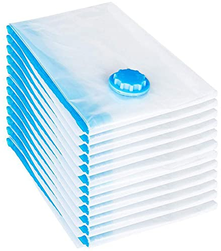 HpLive 10 Stück Kleine Vakuumbeutel für Kleidung 30x40cm, Aufbewahrungsbeutel Reise Vakuum Wiederverwendbar Kleiderbeutel für Kleidung Bettwäsche Kissen (30x40cm) (30x40cm)
