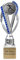 Pokale 6er Serie 54760 Silber/blau 22,1 cm