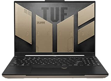 ASUS TUF A16-TUF617NS-N3058W PC Portable Gamer Sandstorm 16 Full HD+ 165Hz (AMD Ryzen 7 7735HS, AMD Radeon 7600S, 16G RAM, 512Go PCIe SSD) Windows 11 Clavier Rétroéclairé AZERTY Français