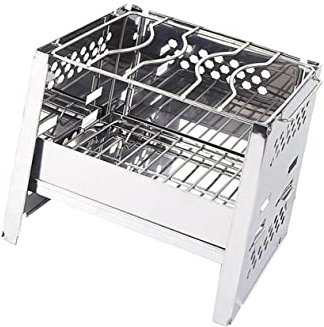 CLISPEED 1 Pc Quemador De Gas Portatil Estufa De Campamento Estufa De Camping De Supervivencia Estufa De Leña para Acampar Estufa De Tienda Gasolina Mini Exterior Parrilla De Carbón