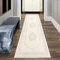 Teppich-Traum Teppich Korridor Klassischer Bordüre Dezente Ornament Verzierungen - beige, 80 x 300 cm