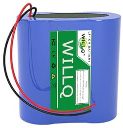 WILLQ Batterie Lithium Rechargeable de Remplacement 3,2V 6,4V 12,8V 6Ah 12Ah 18Ah 24Ah 30Ah LiFePO4 pour Jouets électriques/Batterie de Rechange pour éclairage Solaire,6.4v 6ah