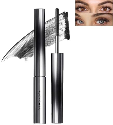 Judy Doll Mascara,Judy Doll Iron Brush Mascara,Judydoll Curling Iron Strong Mascara,3d Curling Eyelash Iron Strong Mascara Waterproof,Ong Lasting, Waterproof (Black)
