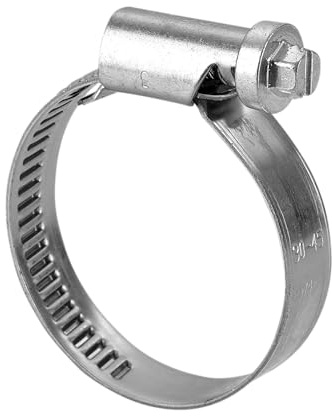 15 Stück Schlauchschelle DIN3017 Bandbreite 12 mm Spannbereich 300-320mm aus Werkstoff W2 Schlüsselweite 7 mm Schlitzschraube - zum auslaufsicheren verriegeln von Schläuchen