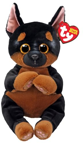 TY Fritz Dog Beanie Bellies Medium - Squishy Beanie Baby Soft Plush Toys - Collectible Cuddly Stuffed Teddy