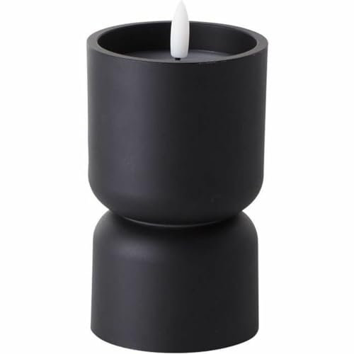 Brilliant LED-Kerze, Schwarz, 3 W, 15 x 8 cm, Kunststoff
