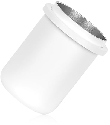 IKAPE 51MM, 54MM Espresso Dosing Cup, Compatible with All the 51MM to 54MM Portafilters, Espresso Coffee Accessory, Made of Aluminum (White)