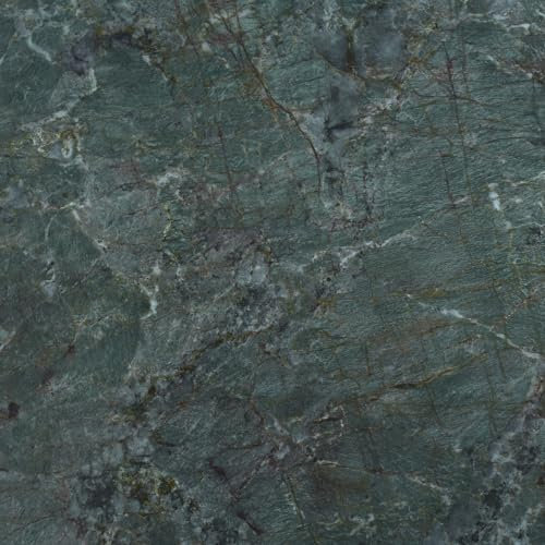Boobest 15.74x196 Glossy Marble Contact Paper Dark Green Peel and Stick Wallpaper Marble Sticker Countertop for Kitchen Waterproof Removable Adhesive Wallpaper for Bedroom Bathroom Apartment Walls