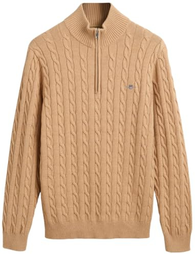 Cotton Cable Half Zip