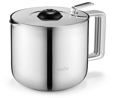 aarke Insulated Jug - Stainless Steel Thermal Carafe, Double Wall Construction, Compatible Coffee Maker, 10 Cup / 1.25L Capacity