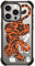 CASETiFY Ultra Impact Schutzhülle für iPhone 15 Pro, stark schlank, 3,5 m, militray-Qualität, Fallschutz, kompatibel mit Magsafe, Fierce Tiger, transparentes Schwarz