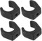 YARNOW Marine Boat Parts 4 Pcs Black Nylon Clamp Pipe Hose Clamp Seat Bracket Boat Ladder Mounting Robust Construction