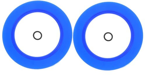 Uonlytech 2sets Guarnizioni Per Valvola Scarico Sostituzione Per Wc Guarnizioni Silicone Resistenti Kit Ricambio Per Serbatoio Previene Perdite e