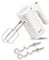 Girmi SB04 - Batidora eléctrica (150 W, 5 velocidades, función Turbo, batidores y ganchos de acero inoxidable, para crema, claras de huevo, pasta dulce y salada, color blanco