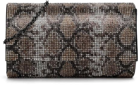 Tamaris Abendtasche Amalia Animal Clutch Sand - Snake mehrfarbig