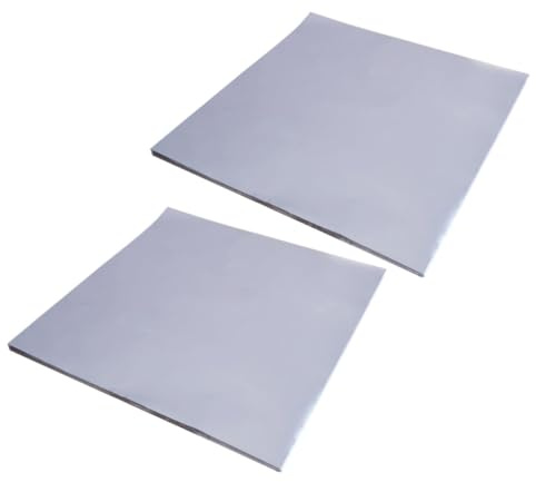 NOLITOY Papier Sulfurisé Argenté pour Cuisson 50 Feuilles en Papier Aluminium Antiadhésif Résistant à L’huile Cuisson au Four