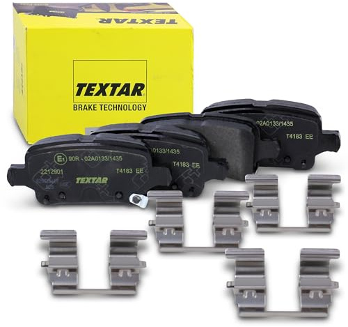 TEXTAR Bremsbelagsatz hinten 2212901 | Kompatibel mit: OPEL AMPERA-E, ASTRA K, ASTRA K Kasten/Kombi, ASTRA K Kasten/Schrägheck, ASTRA K Sports Tourer
