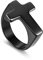 Flongo Herren Ring Männer Ringe, Edelstahl Band Ring Schwarz Ton mit Kreuz Design Hochzeit Verlobung Engagement Bandring Siegelring Daumenring Schmuck Herren-Accessoires Größe 65mm