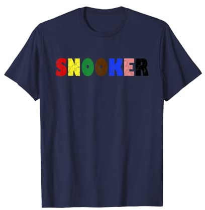 Snookerspieler Farben Snooker Kugeln Snooker T-Shirt