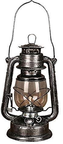POFET Vintage Sturmlaterne Lichter Öllampe Brennende Laterne Retro Kerosin Lampen Klassische Öllampe Tischlaternen für Haus, Garten, Camping Citronella - Schwarz