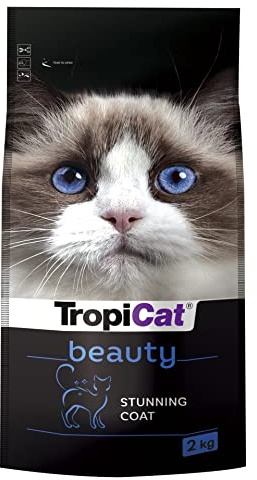TropiCat Beauty Feder Gesundheit Erwachsene Katzenfutter 2 kg