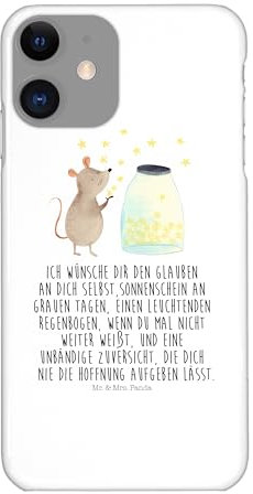 Mr. & Mrs. Panda Handyhülle passend für iPhone 11 Handyhülle, Weiß