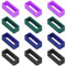 Vicloon Silikon Uhrenarmband Schlaufe, 12 Stück Armbanduhr Schlaufe 22mm, Silikon Uhrenarmband Halter Uhrenarmband Keeper, Mehrfarbig Ersatz Uhrenband