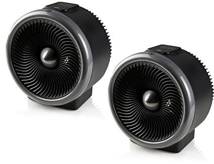 2er SET Tragbarer 2in1 Heizlüfter & Kühlgebläse Tischventilator 2000Watt