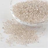 Handicraft Emporium Glass Seed Beads | Lined | 2mm | Silver | 50g
