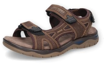Dockers by Gerli Herren Trekking Sandalen, Männer Sandalen,Sommerschuhe,Freizeitschuhe,offene Schuhe,Strandschuhe,Schoko,43 EU