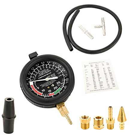 LST Vakuumprüfer Unterdruck Tester 11-tlg Drucktester KFZ