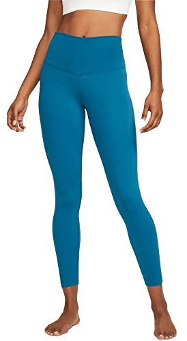 Nike Womens Ankle Length Tight Yoga, Marina/Iron Grey, DM7023-404, XS