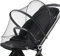 DUSHARKFUN Stubenwagen-Abdeckung Moskitonetz für Baby/Kinderwagen/Autositz/Wiegen/Tragetaschen/Nachttisch-Krippen mit doppeltem Reißverschluss, hält Insekten/Käfer/Katzen draußen, Schwarz